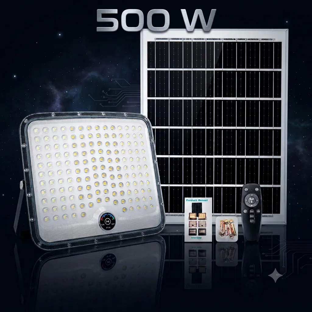  REFLECTOR SOLAR LENS CON LENTE LUZ FRIA 500W